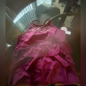 New with tags justice brand halter top girls swimsuit